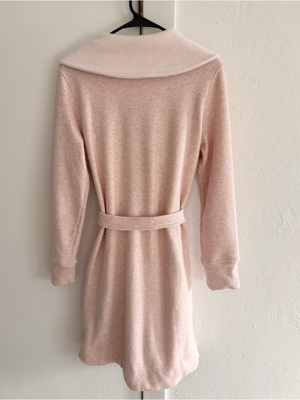 Yogalicious Ultra Plush Cozy Fleece Robe(Heather Petal Pink) - Picture 4 of 13
